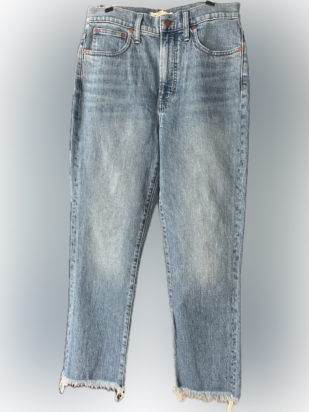 Madewell Vintage Crop Jean W28 - Classic Blue Denim   NWT